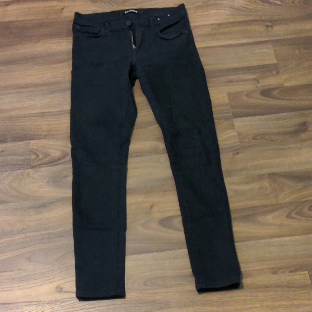 Express Black Skinny Jeans